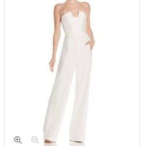 Black Halo Lena Tuxedo Jumpsuit